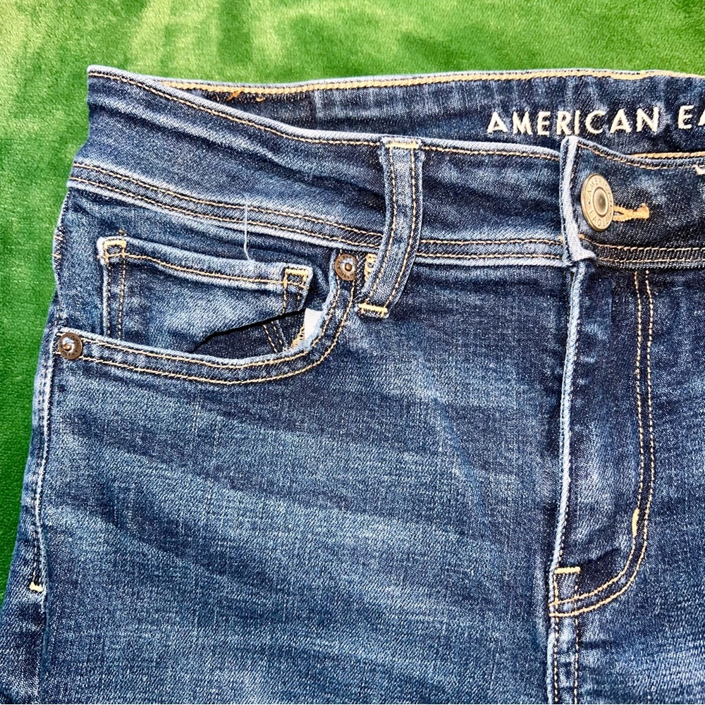 π₯ Women's AMERICAN EAGLE Denim Boot Cut Jeans - Picture 5 of 8